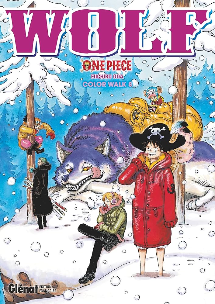【5〜8まで初版】One piece : Color walk : 画集 1〜8 ONEPIECEイラスト集 COLORWALK 8 WOLF (愛蔵版コミックス