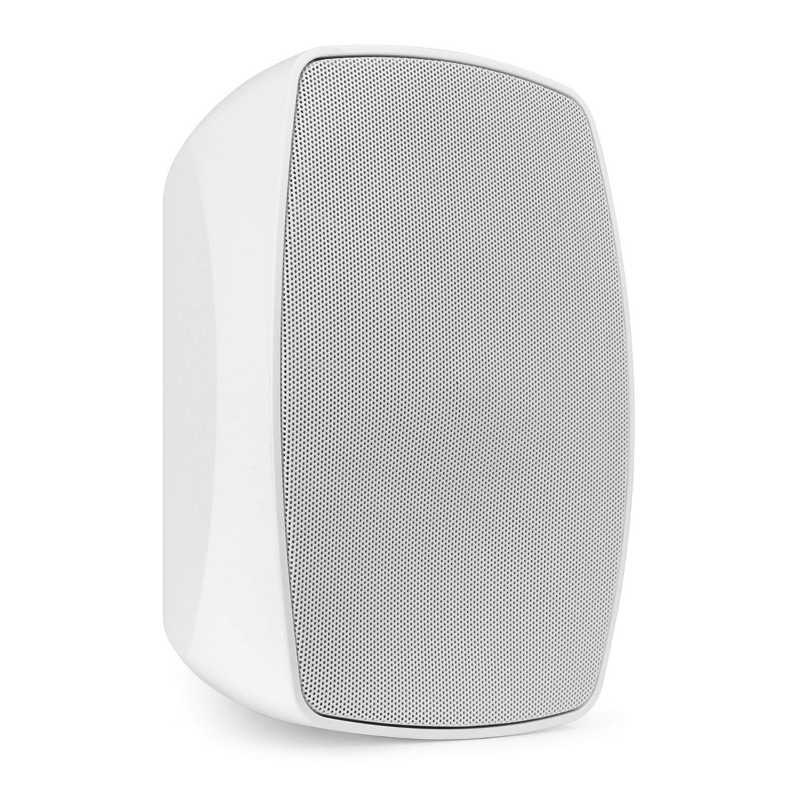 Power Dynamics BHW50WH – Pack 2 Unidades de Altavoces de Pared, 5.25" 80W 100V 8 Ohm Blancos, para Uso Exterior IPX5, Ideal para terrazas, jardínes, restaurantes, Resistentes al Agua, Color Blanco