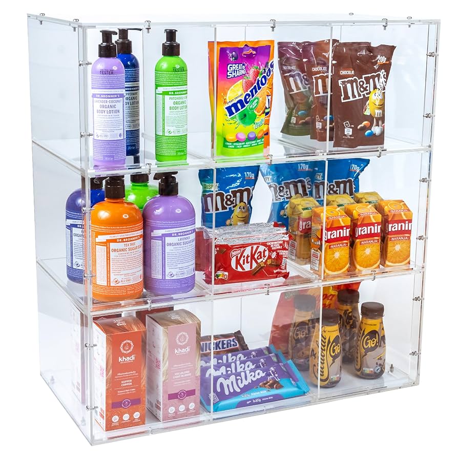 Amazon.com: Acrylic Display Case with Shelves | Impressive