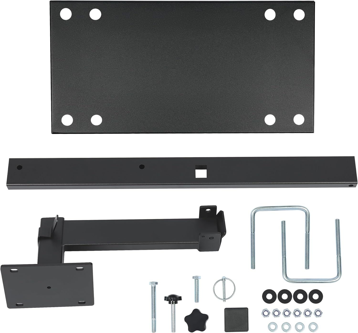 KUAFU RV Griddle N Stow Universal Bumper Grill Mount for RVs Campers Trailers Grilling Tailgating 4" Bumper Mounted