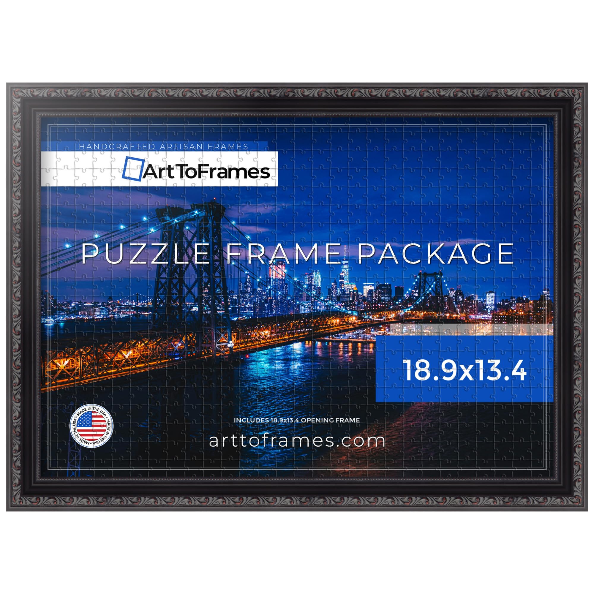 Amazon.com - ArtToFrames 18.9x13.4 INCH/48x34 CM Black Frame for
