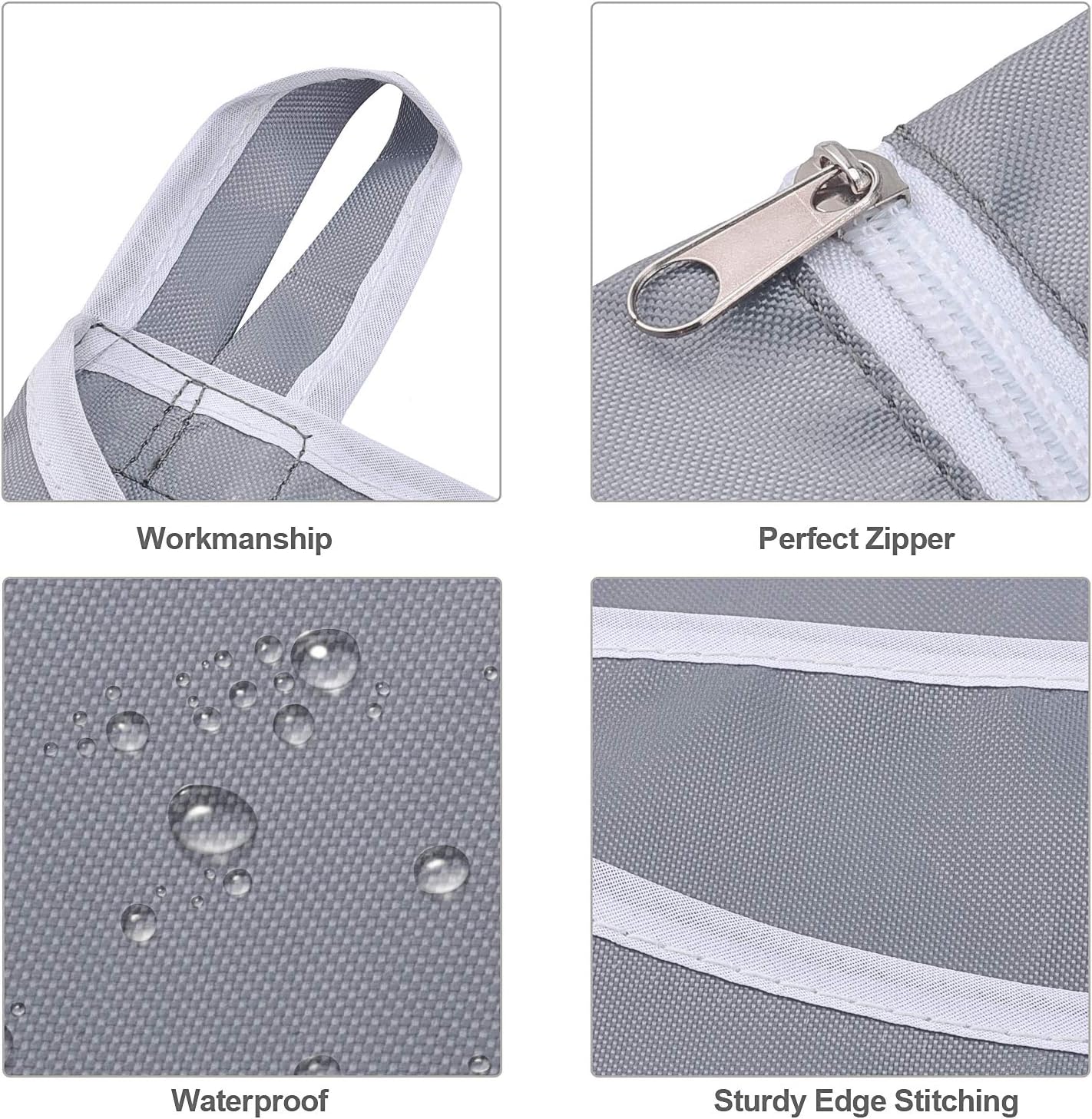 rabofly 2 Pack Door Hanging Laundry Hamper Bag Large Door Hampers Space Saving Wall with Stainless Steel Hooks Oxford Fabric Hanging Laundry Basket for Clothes