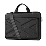 Hard Shell Laptop Case for Men Women&comma;15-15&period;6 inch Computer Bag Compatible with MacBook&comma; HP&comma; Dell&comma; Lenovo&comma; Asus&comma; Notebook&comma;16 inch Laptop Bag with Front Pocket & Shoulder Strap&comma; Black