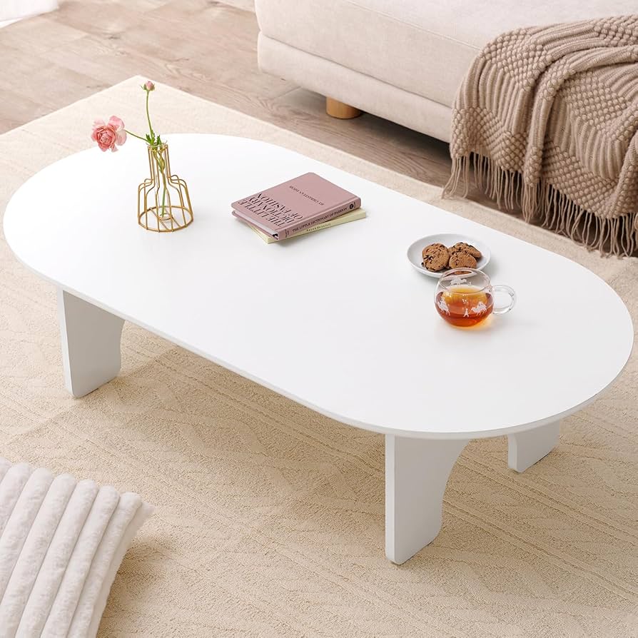 Amazon.co.jp: 萩原 ローテーブル テーブル 楕円 大きめ 幅120