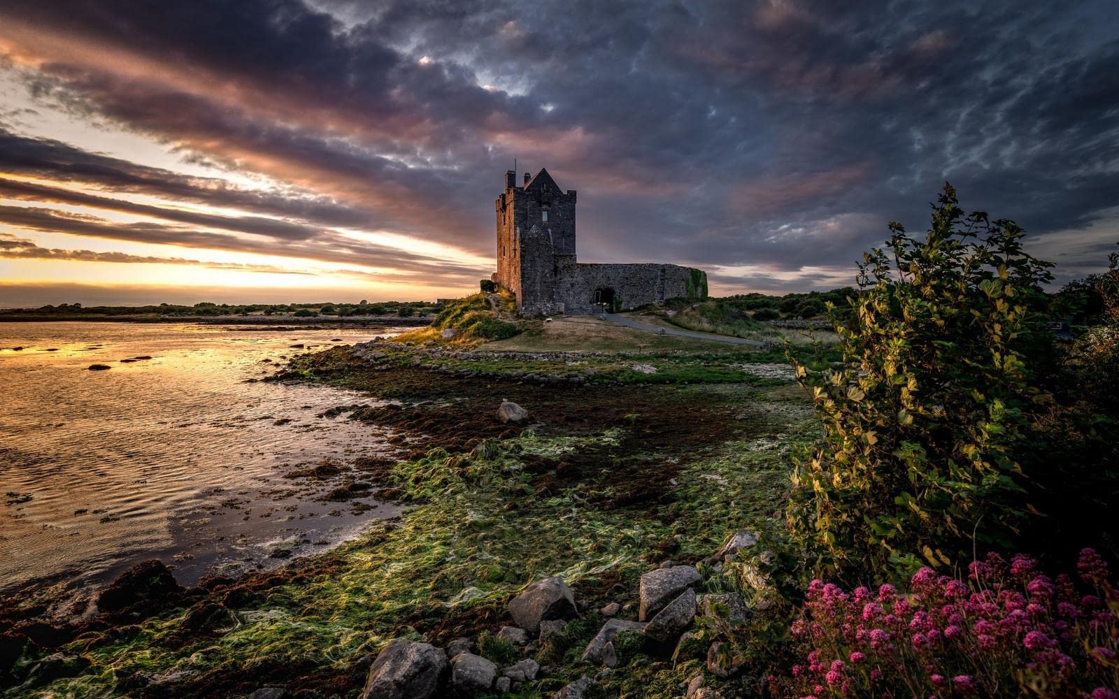 Haeran River Ireland Galway Castle Painting by Numbers DIY Unique Canvas Oil Painting Kit Digital Painting