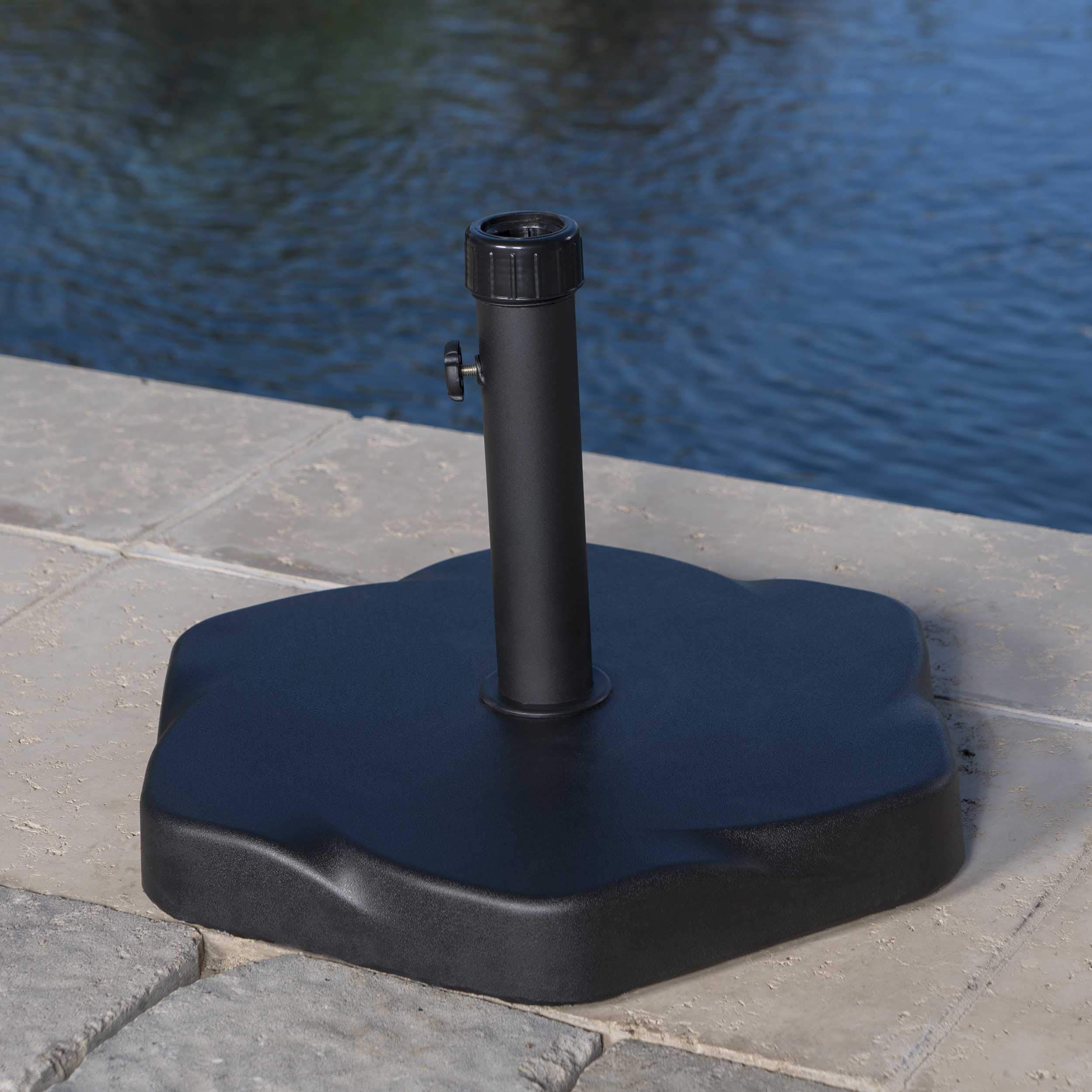 Christopher Knight Home CKH Hexagonal 66lb Umbrella Base, Black : Patio, Lawn & Garden