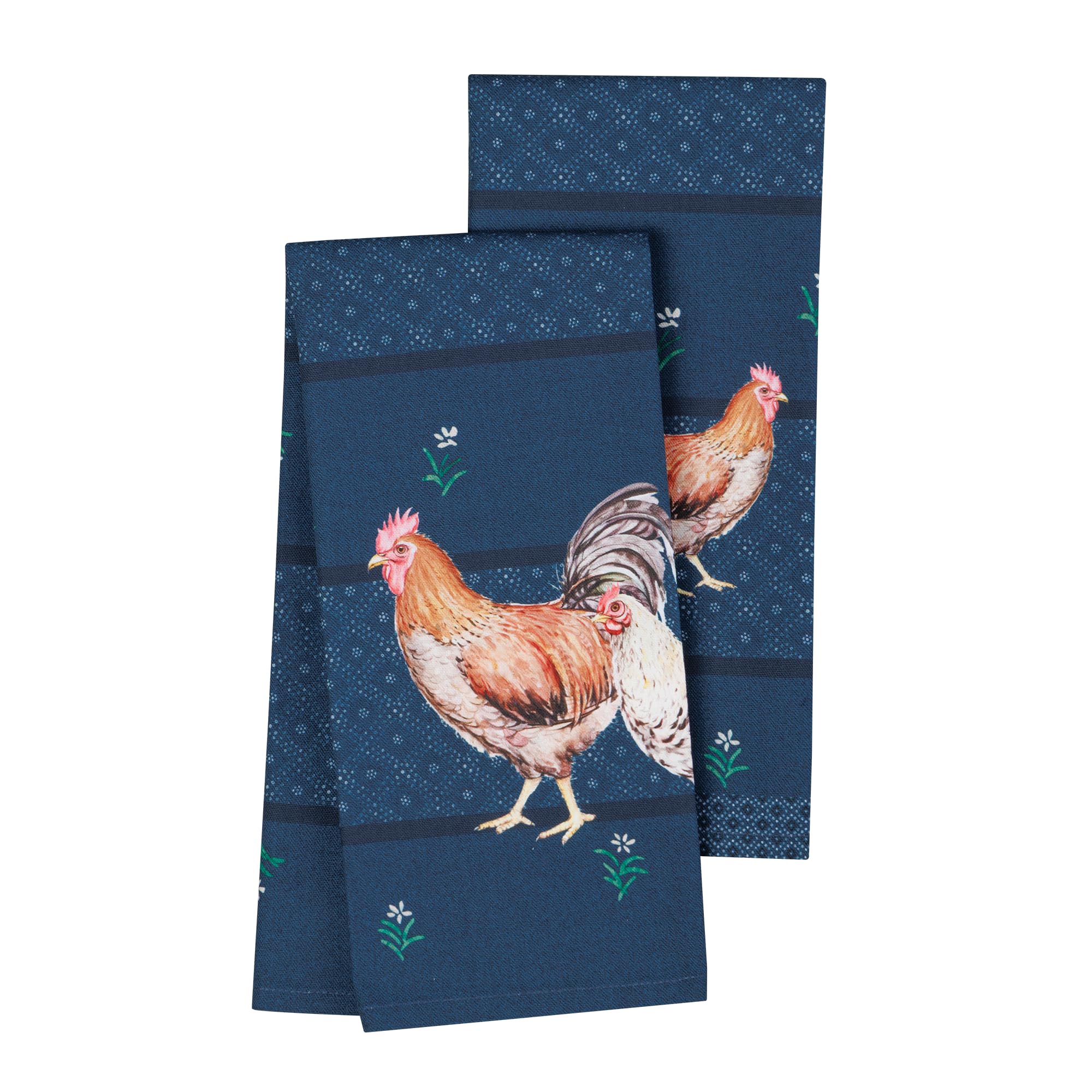 Maison d' Hermine Kitchen Towels Set of 2 Reusable 100% Cotton 70cm x 50cm โ image 1