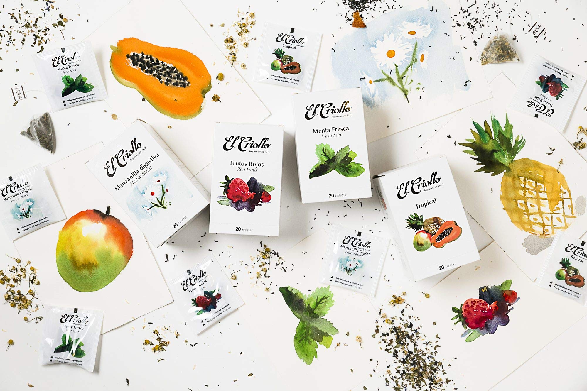 El Criollo Infusión Té Chai Gourmet Pack 2x20 40 Bolsitas