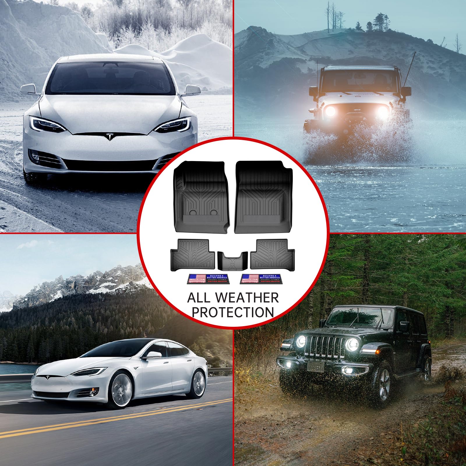 Antypoślizgowe dywaniki samochodowe 3D, na każdą pogodę, 2015-2022, Chevy Colorado, rozszerzona kabina/kanion GMC, rozszerzona kabina, wykładziny podłogowe na każdą pogodę z paskami pogodowymi,