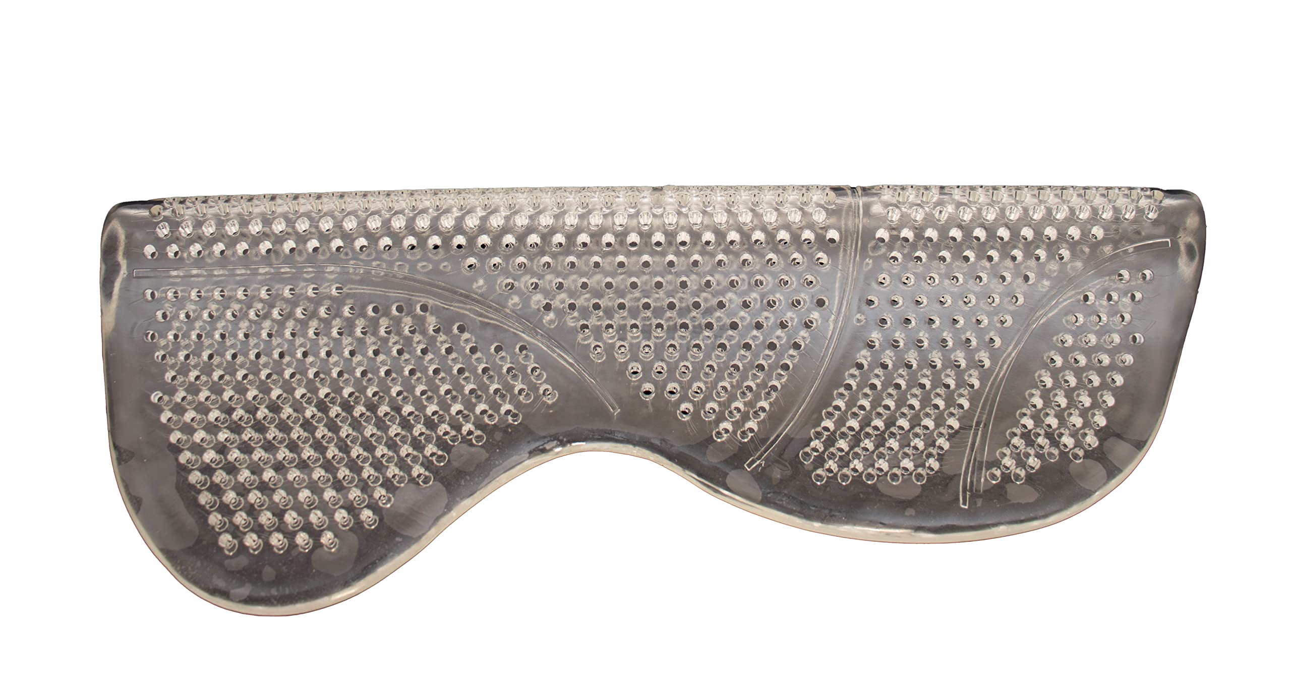 Engel Reitsport | Gel-Basic-TRA | Gelpad Basic transparent | helles Gel Sattelkissen | optimale Druckverteilung | Antirutsch | perforiert