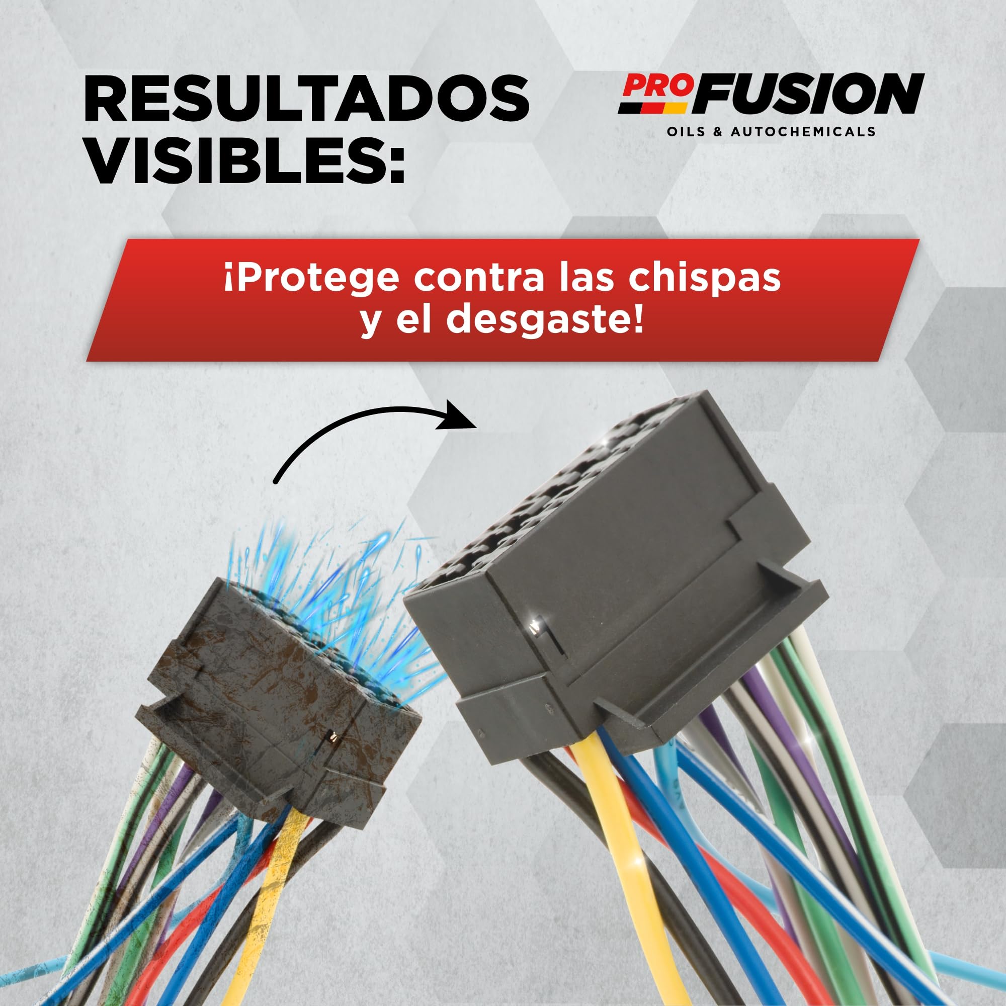 ProFusion Limpia Contactos Electrónicos Pack de 12 - Elimina el Aceite y la Grasa - Rápida Evaporación - Protege contra Las Chispas y el Desgaste - Limpiador para Componentes Electrónicos - 250 ml