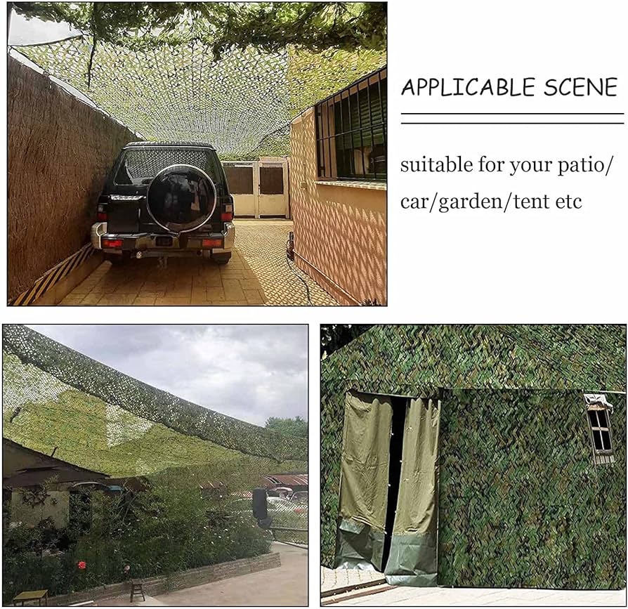 Amazon.co.jp: カモフラージュネット 迷彩カバー 偽装網 軍の