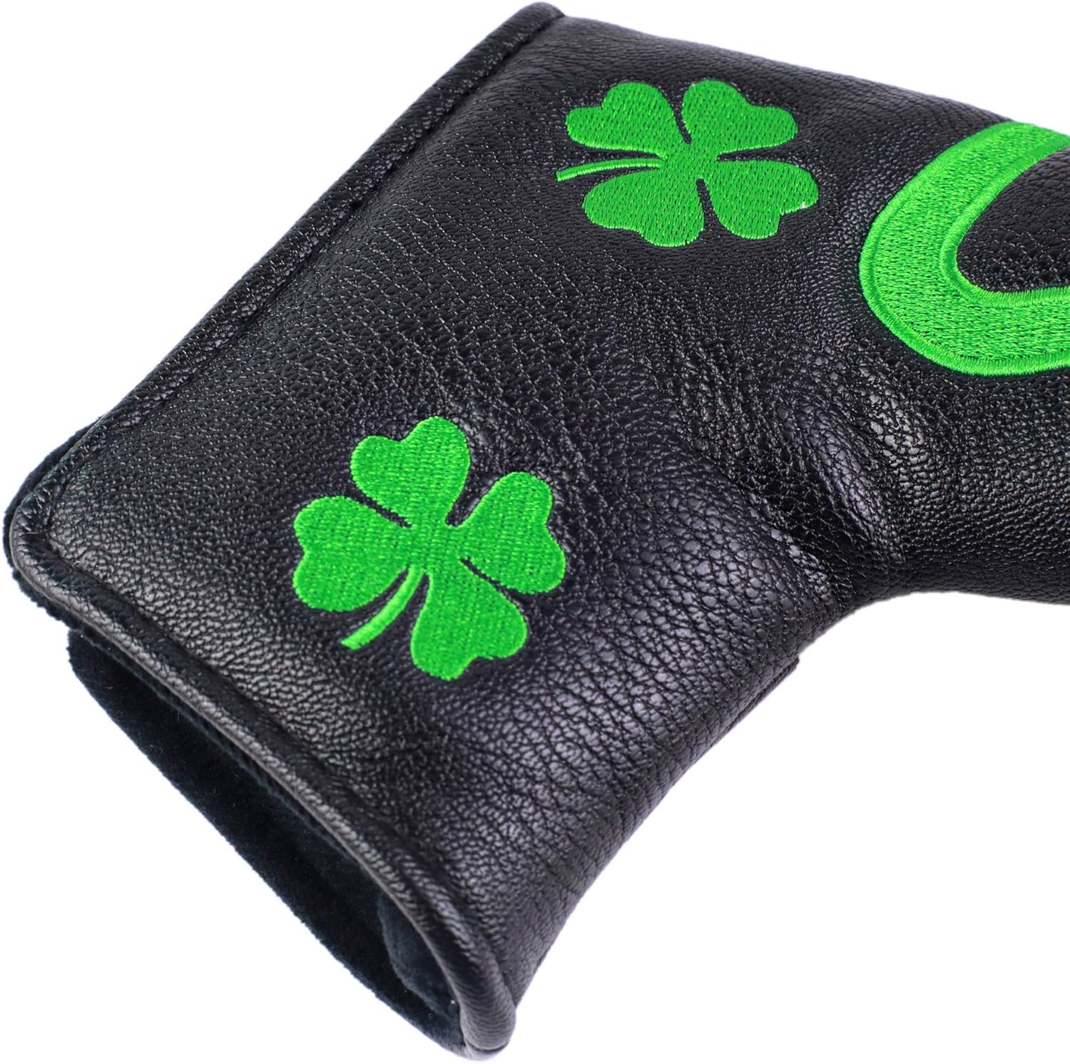 HELLO NRC Golf Headcovers for Putter Black Fourleaf clover golf club