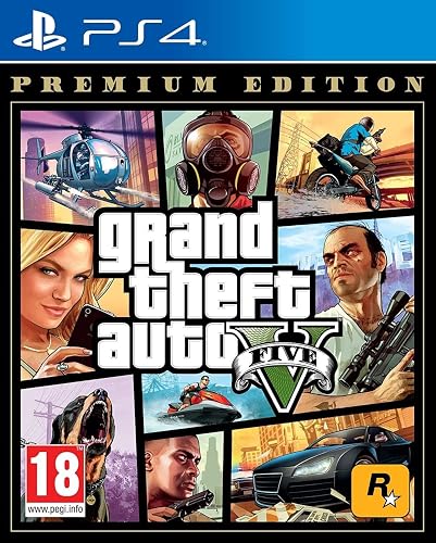 Rockstar Grand Theft Auto 5 Video Game PS4