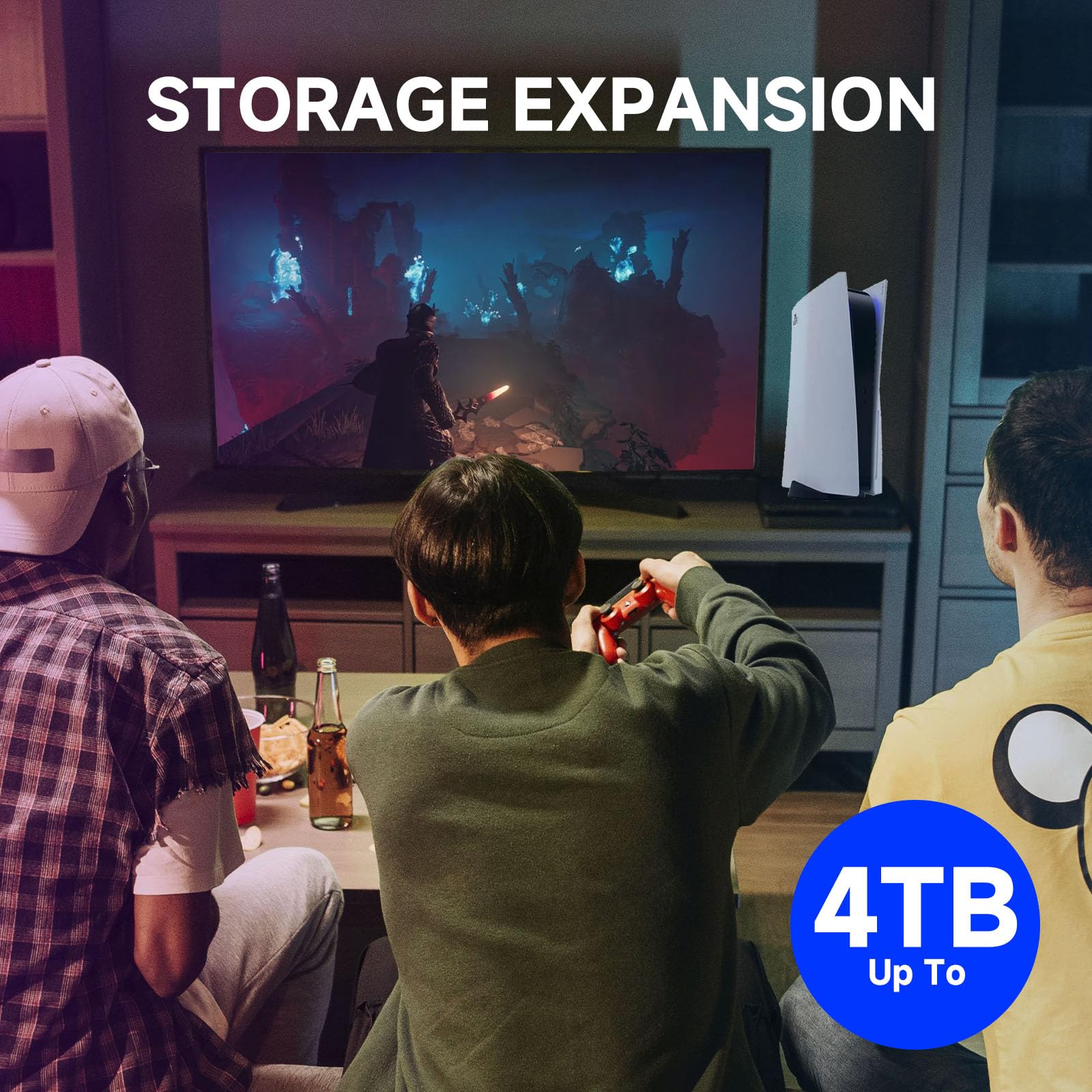 fanxiang SSD 4TB NVMe M.2 PCIe Gen4x4 Con dissipatore di calore fino a 7300 MB/s - SSD Interno 4TB Compatibile con PC, Laptop per Gamer e Professionisti - S880E