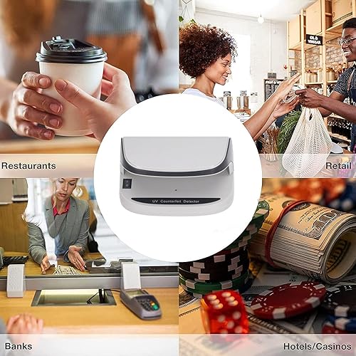 Miniatura 3 de Detector de dinero de billetes falsificados, detector de dinero falsificado portátil con luz LED para facturas, tarjetas de crédito, billetes,