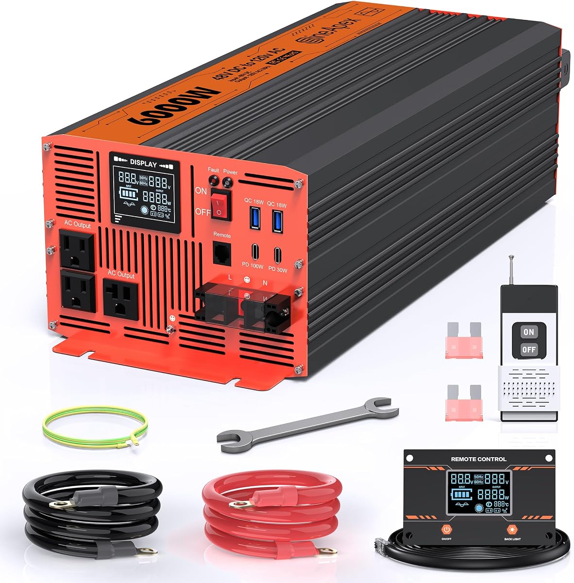 6000W Pure Sine Wave Inverter