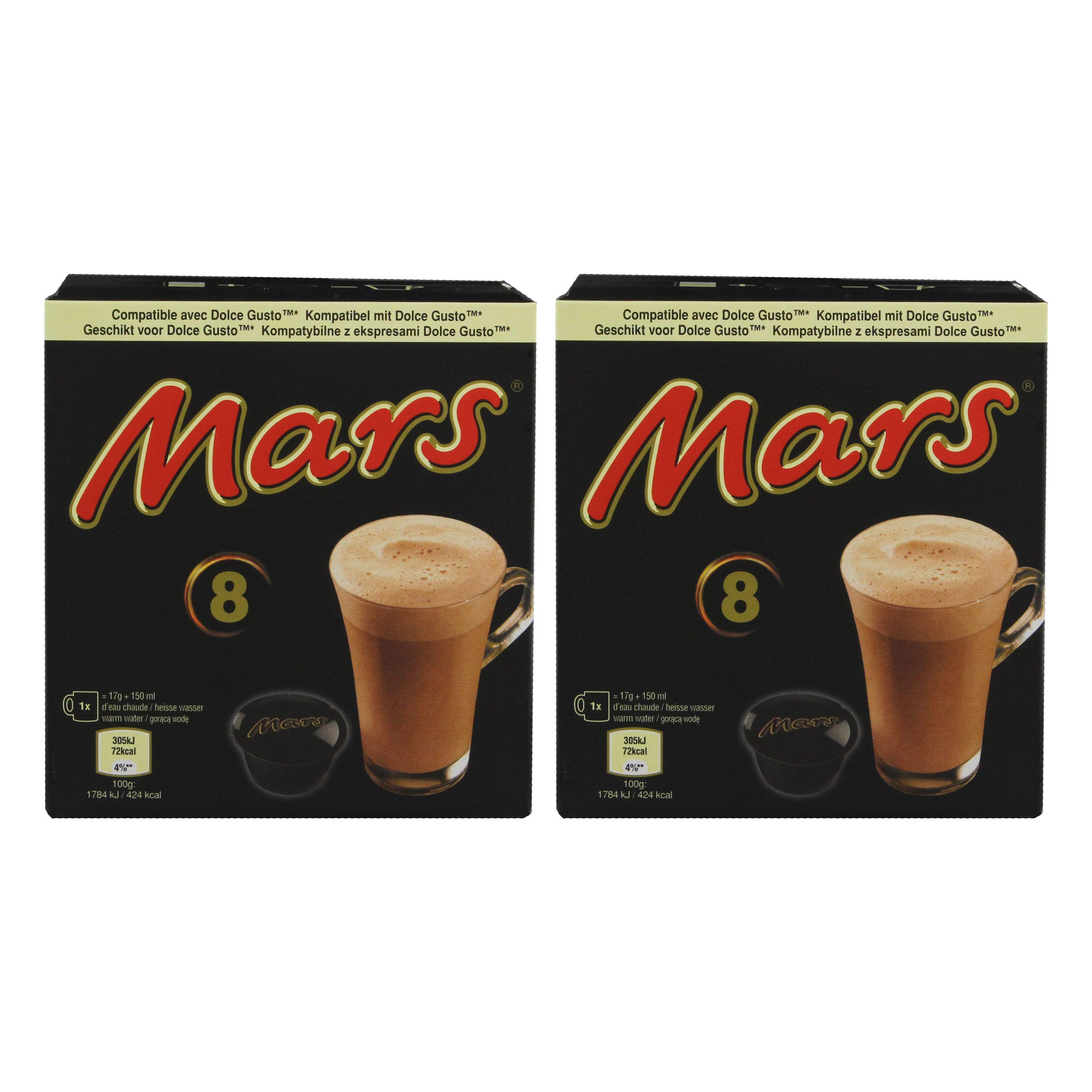 Buy Mars Pods Cocoa Drink Powder Set of 2 Chocolate Drink Bar Dolce