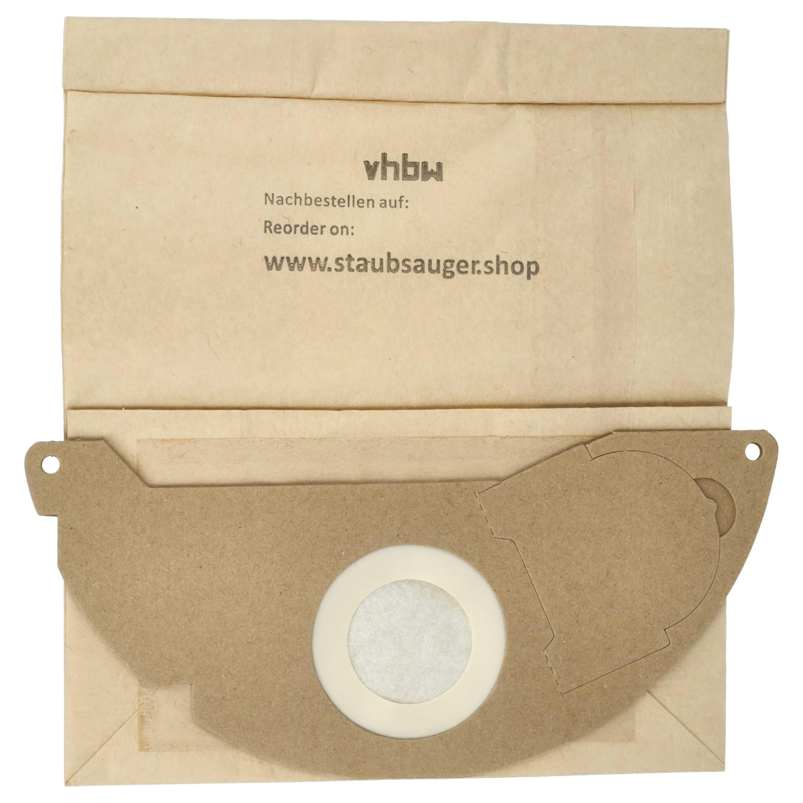 Vhbw 10 Sacchetti Per Aspirapolvere In Micropile – Compatibili Con Kärcher WD 2.000 - WD 2.499, Modelli WD 2.200, WD 2.240, 2.250