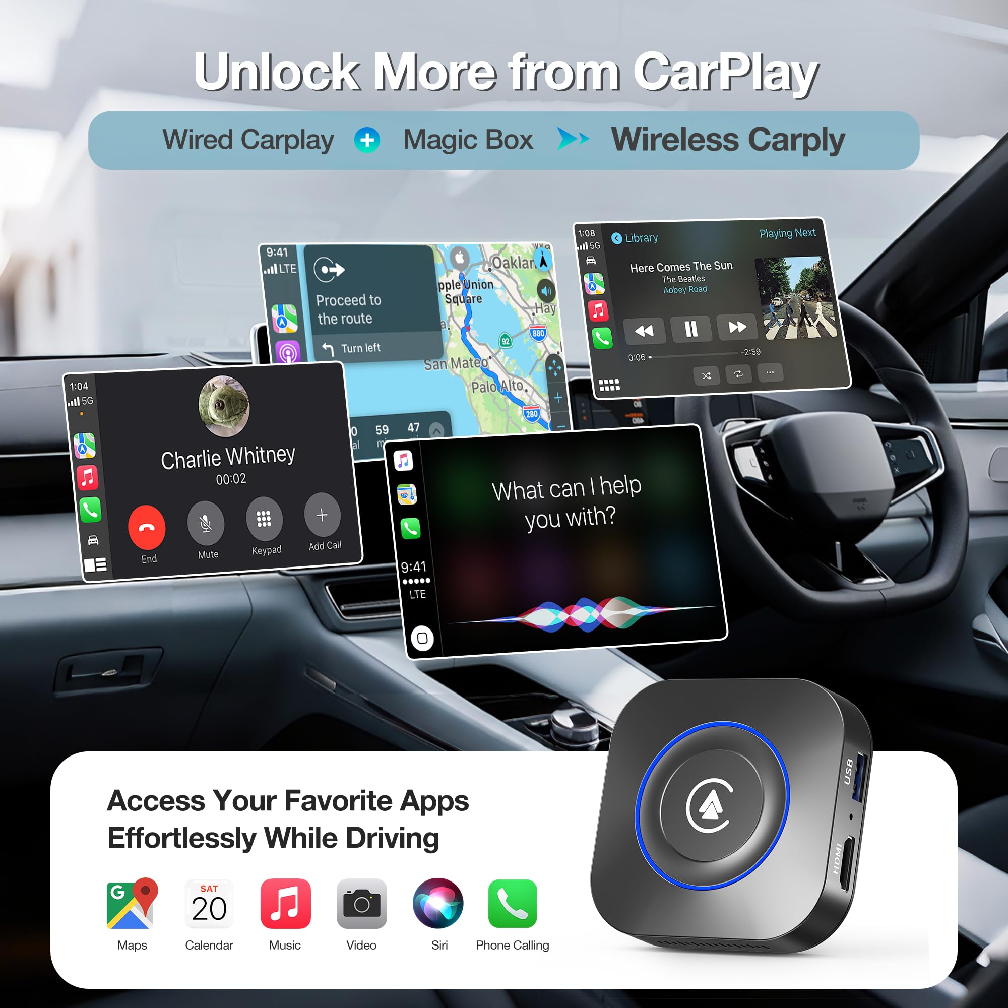 Amazon.com: Magic Box Wireless CarPlay Adapter, 2026 AI Box