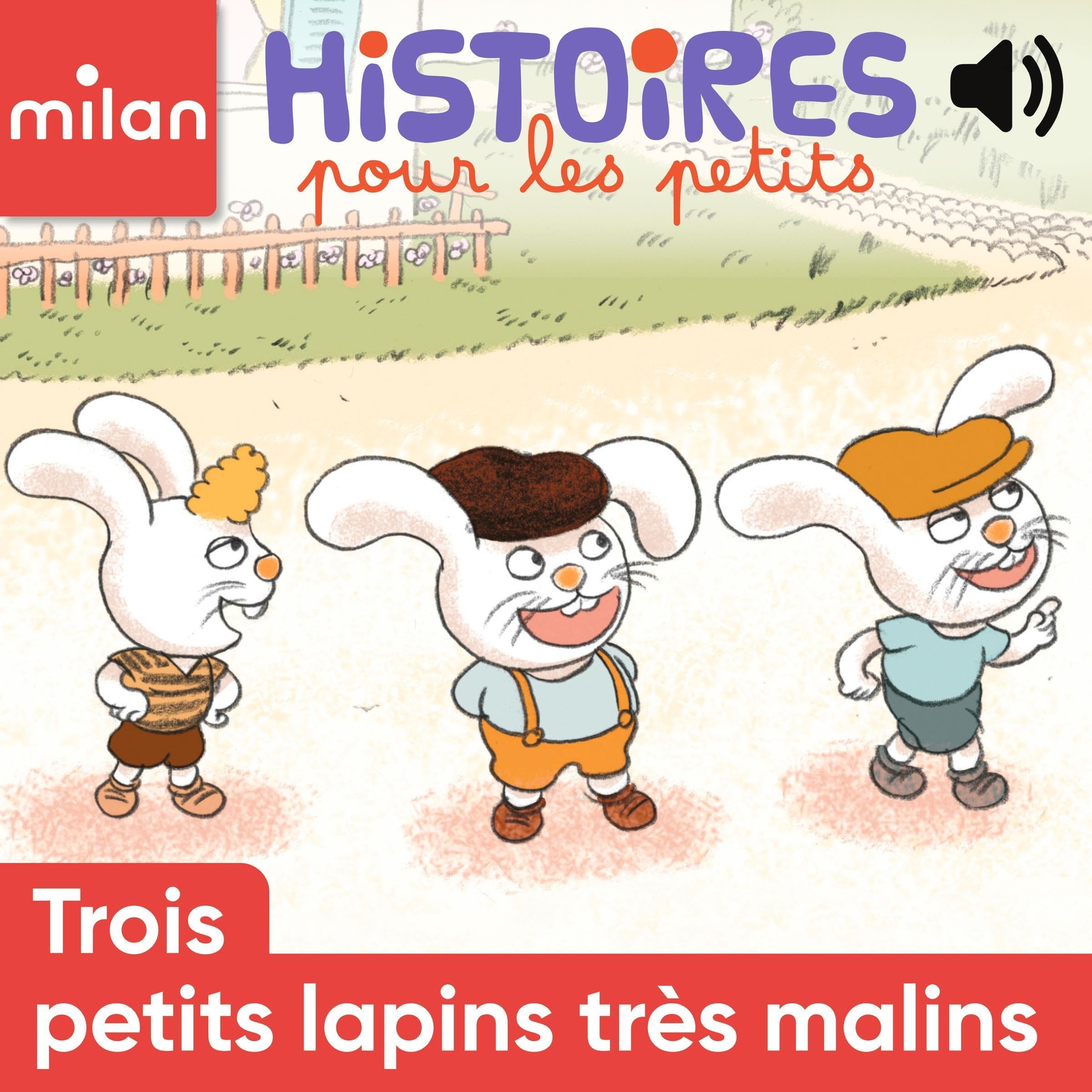 Cover art for Trois petits lapins très malins