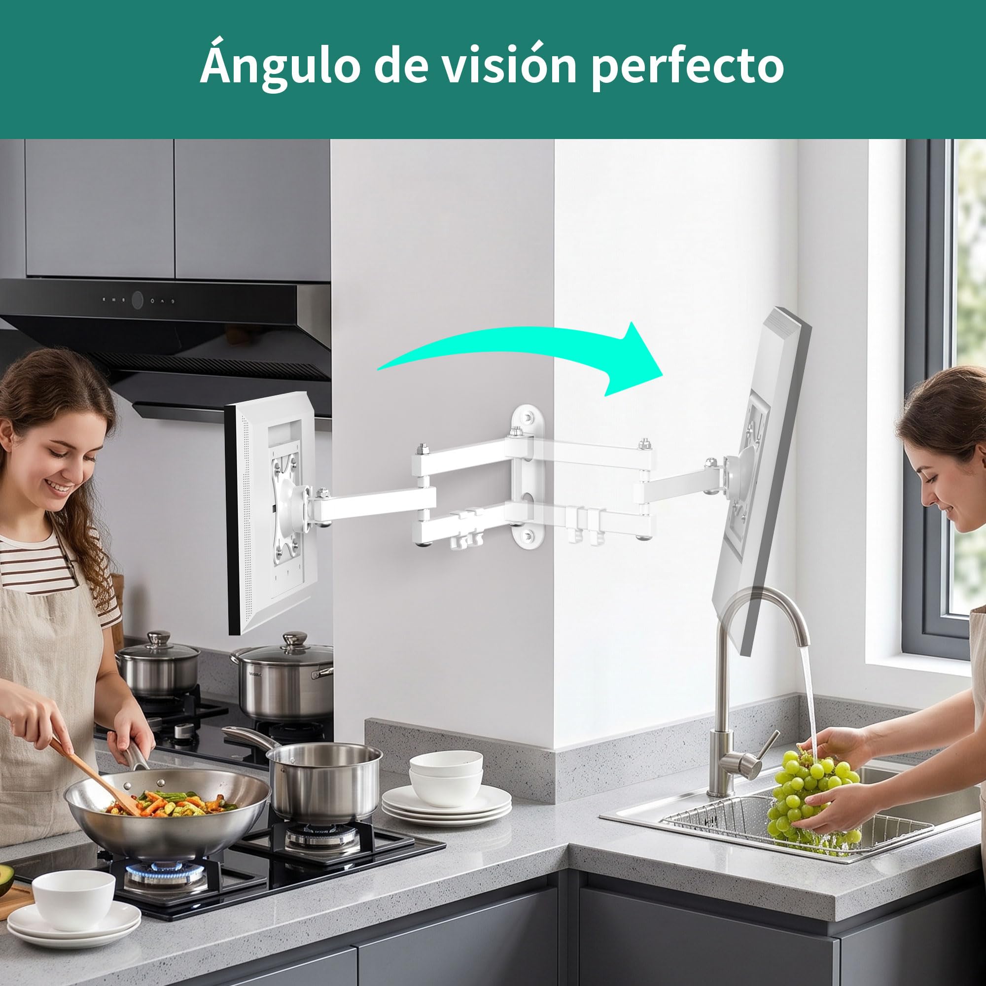 HomeMount Soporte de Pared para Show 15/21, Pantallas de 10–32"