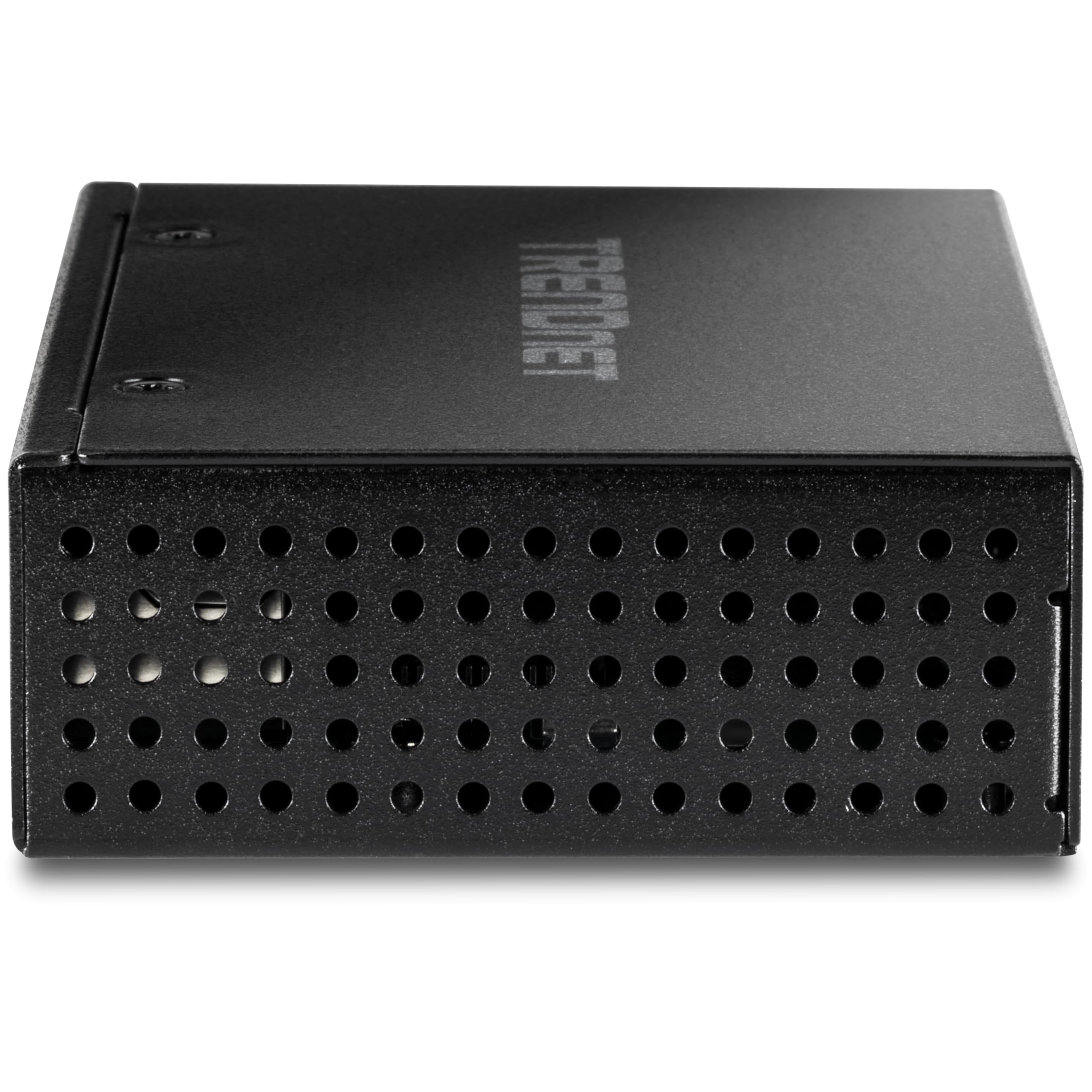 TRENDnet, TI-SG104, Splitter industriale Gigabit UPoE, doppia uscita di alimentazione CC, montaggio su guida DIN o a parete