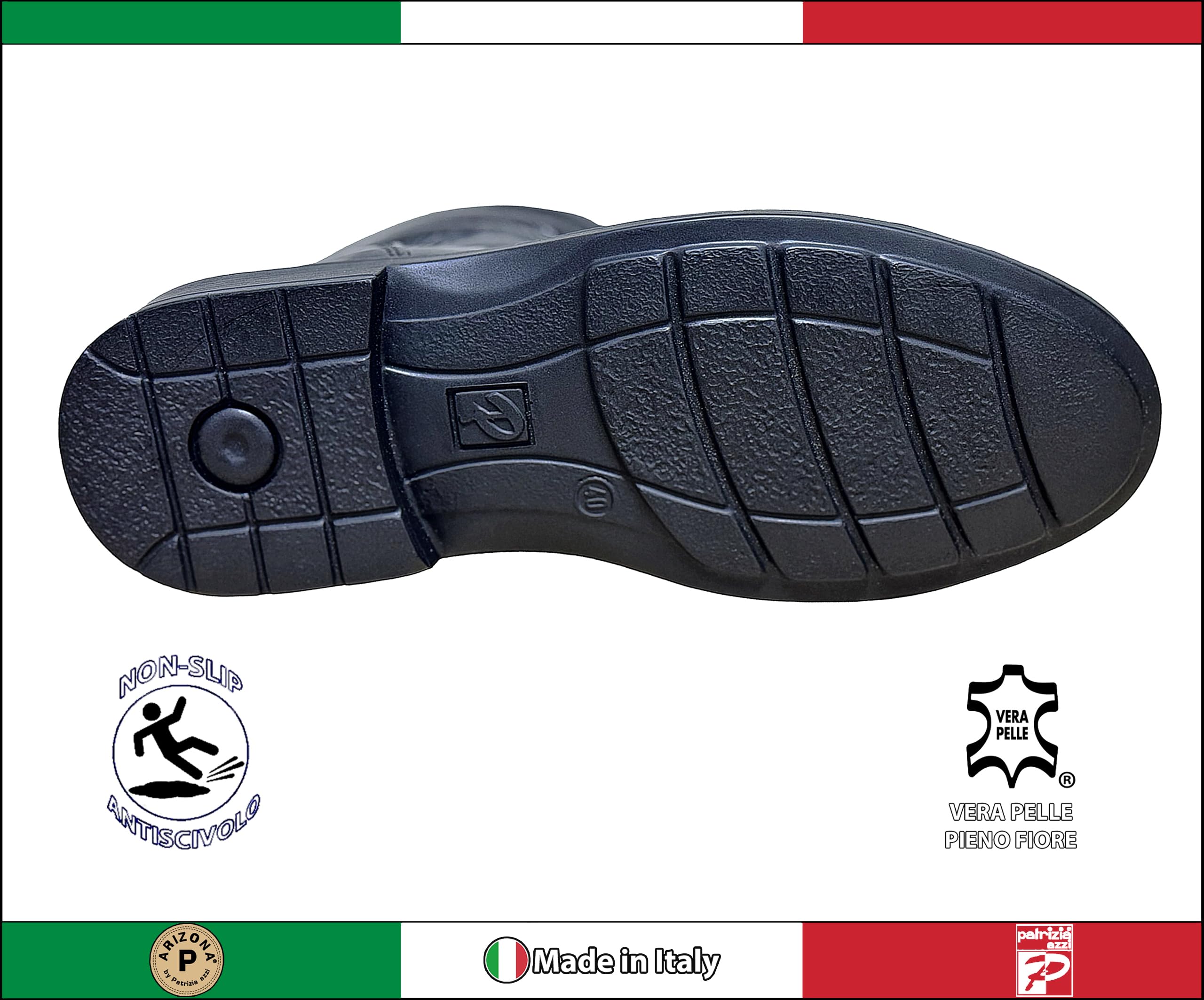 Generico Stivaletti in Vera Pelle per Uomo, Patrizia Azzi, Linea Arizona Art.90299 100% Made in Italy