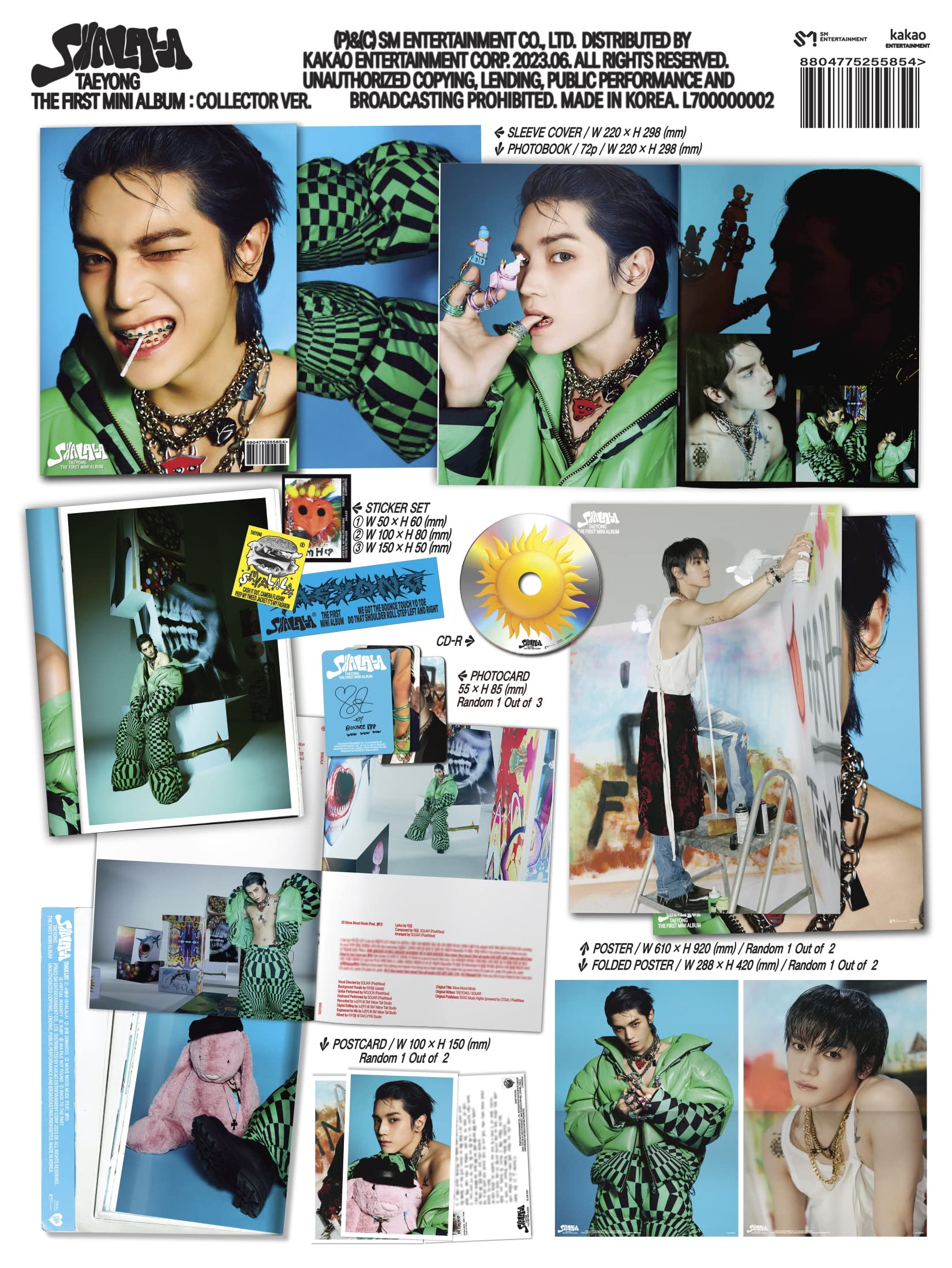 Amazon.com: NCT Taeyong SHALALA 1st Mini Album Collector Version