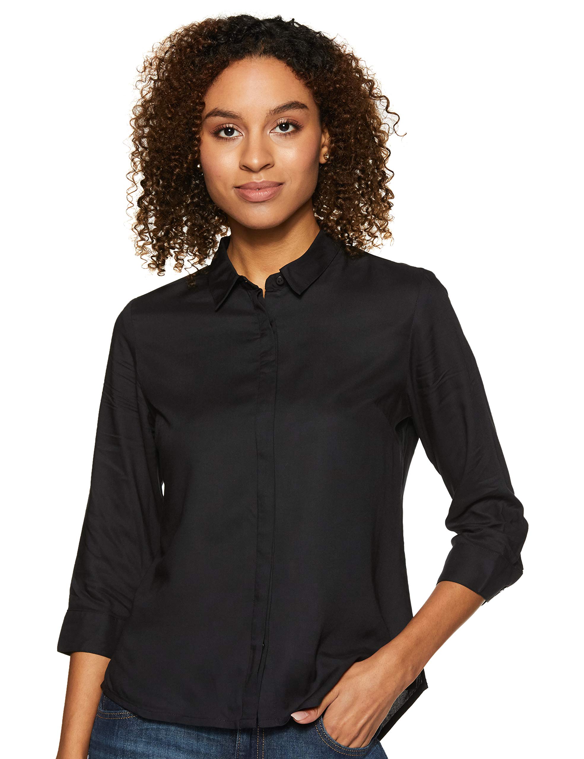 Amazon Brand - SymbolWomen's Solid Regular Fit Top