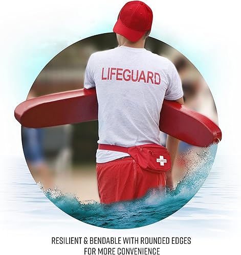 Miniatura 7 de ASA TECHMED Tubo de rescate salvavidas para uso doméstico y comercial, ideal para salvavidas y piscina personal, incluye silbato a juego