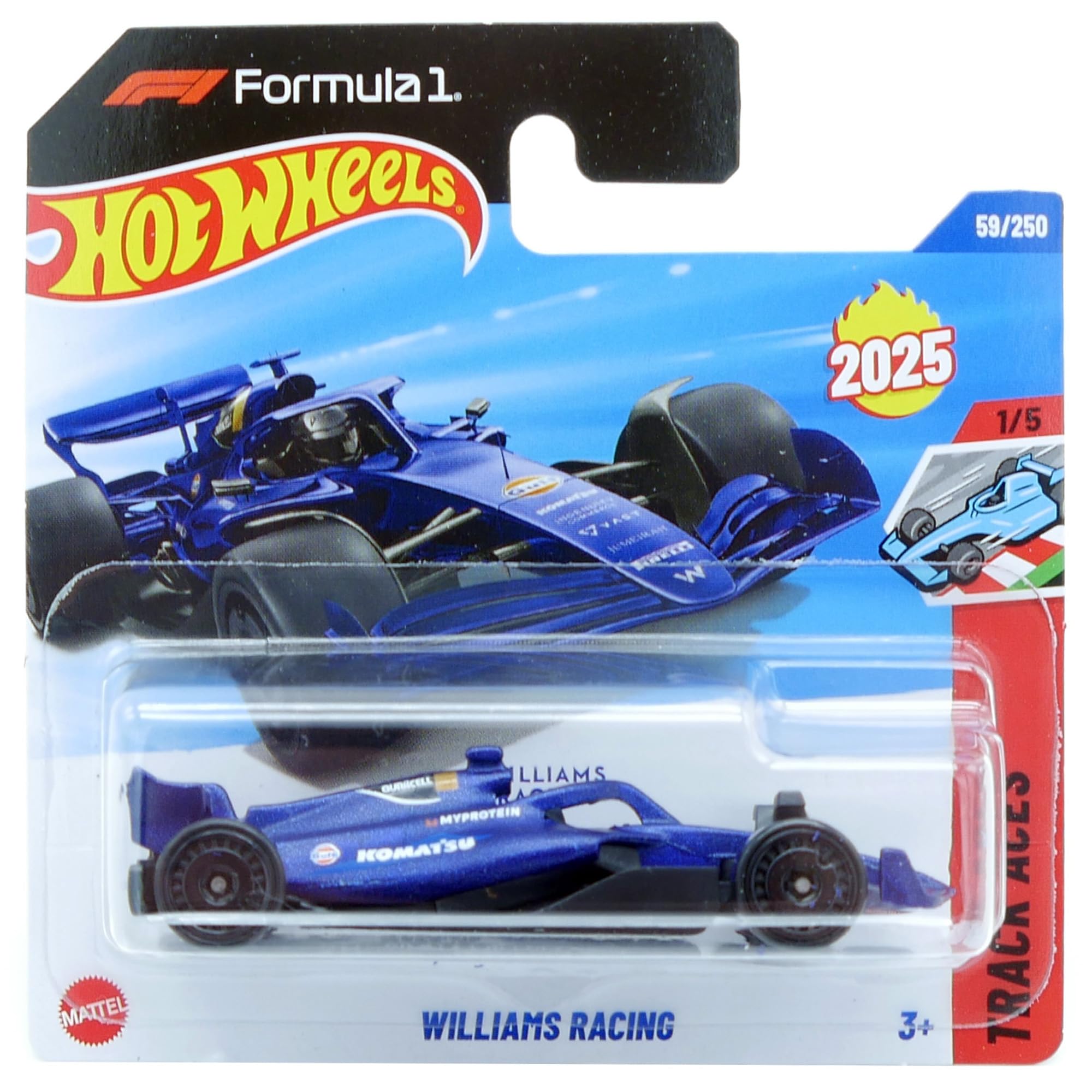 Amazon.com: Hot Wheels Williams Racing [Blue], Track Aces 1/5, 59
