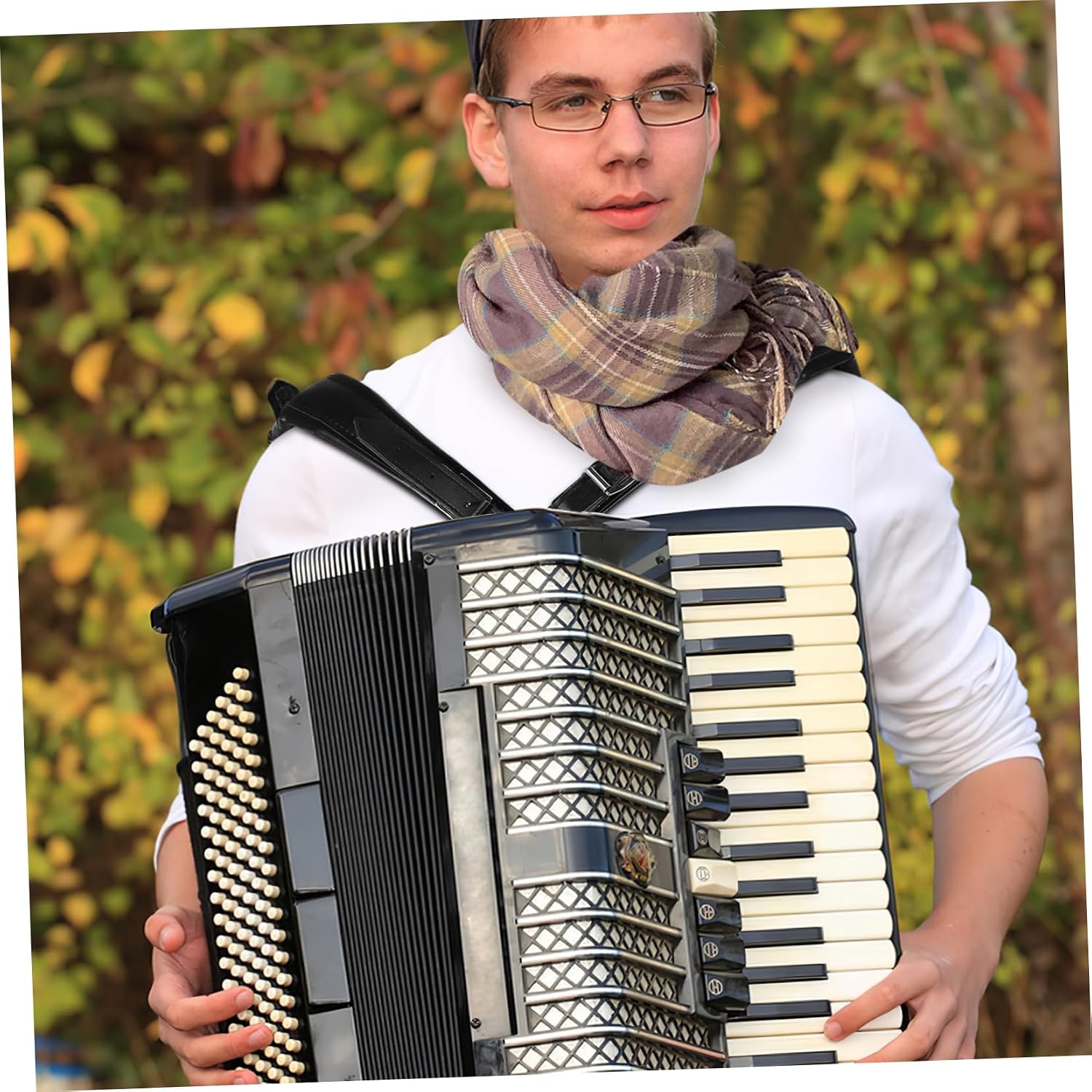 Accordion Strap Leather Shoulder Belt for Accordions Compact Design Comfortable for Use Versatile Accessory for Musicians