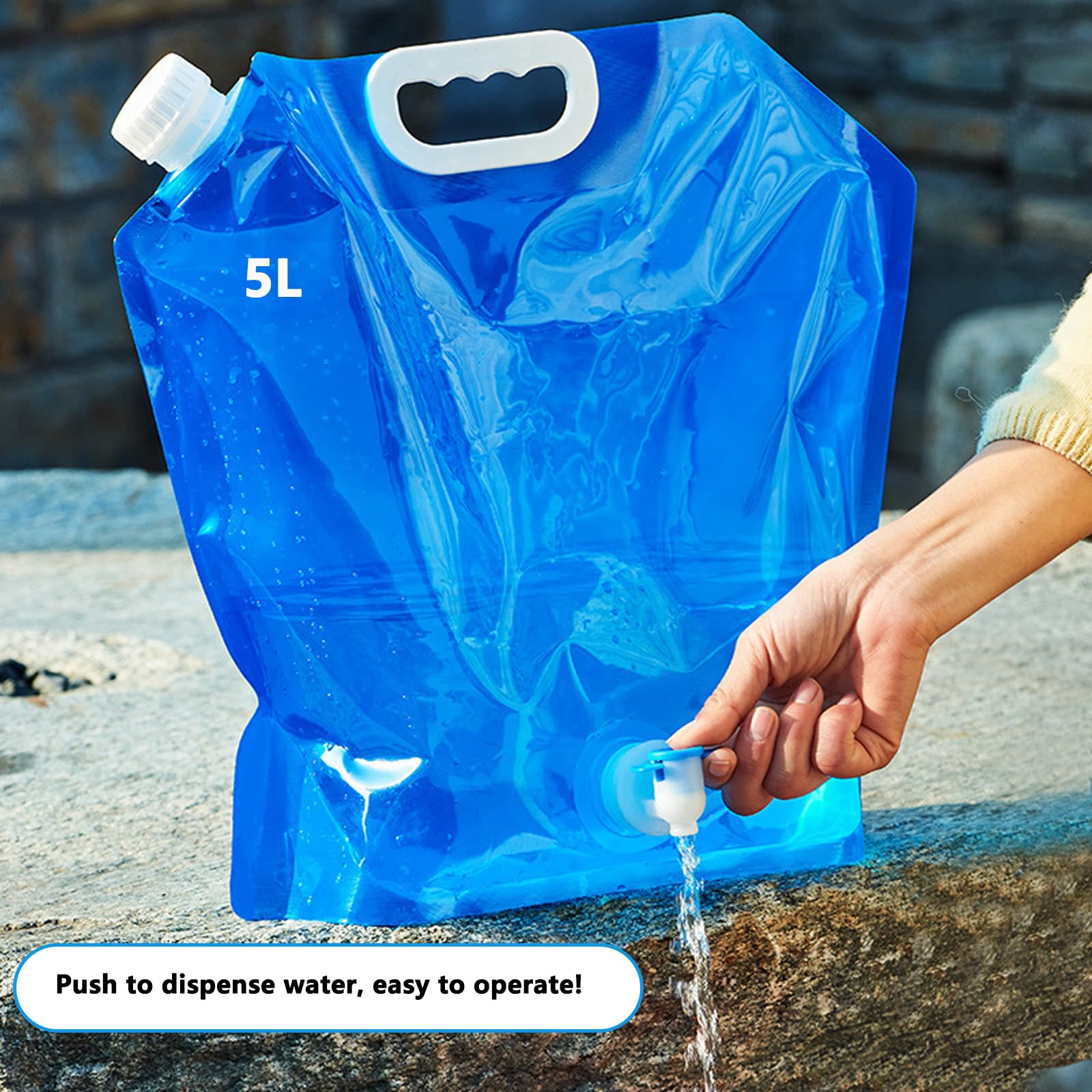 équipement Camping Réservoir D'eau Camping 5L Avec Robinet - Bidon Portable Sans BPA Pour Pique-nique Et Randonnée équipement Plein Air équipement Camping Réservoir D'eau Camping 5L Avec Robinet - Bidon Portable Sans BPA Pour Pique-nique Et Randonnée équipement Plein Air