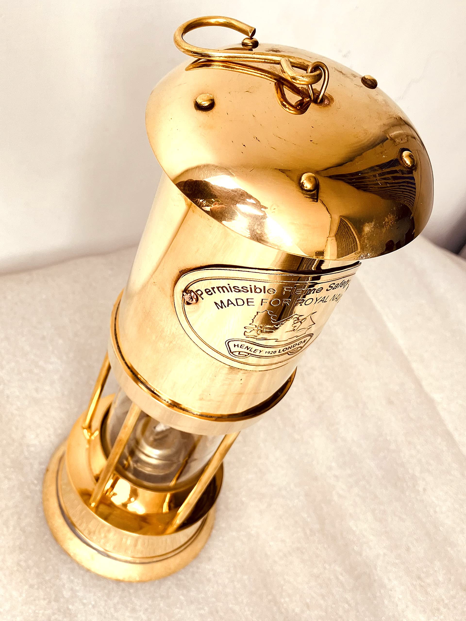 Amazon.co.jp: ALADEAN ビンテージ オイル ランタン - 真鍮炭鉱