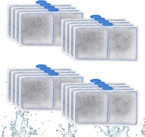 driamor 16 Pack Filter Cartridges Compatible with EF-S Element and BF5 BETTAFLO Filter, Thickened Fish Tank Replacement Filters Cartridge with