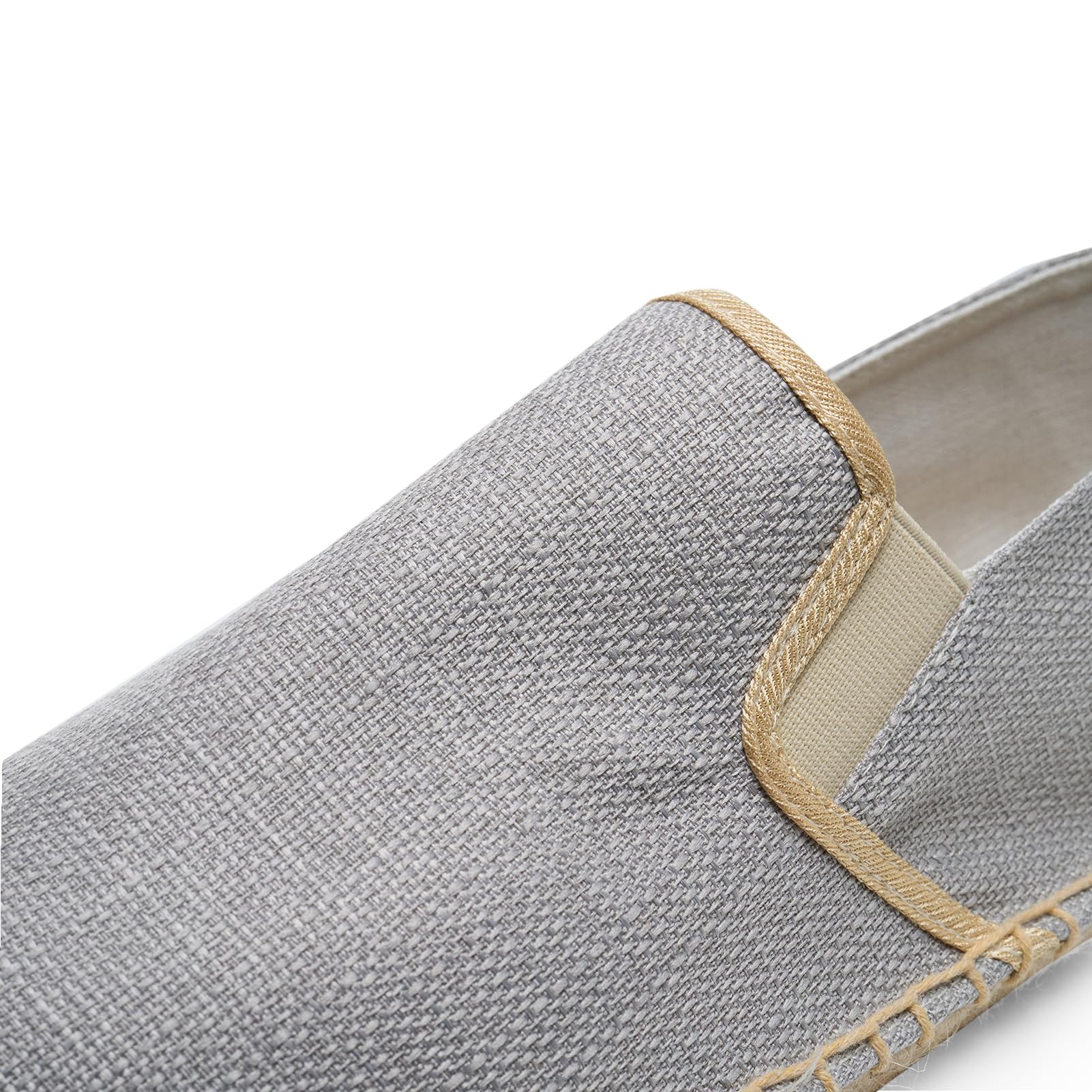 Alexis Leroy Espadrilles en Lin Bout Décontractée Plat pour Homme