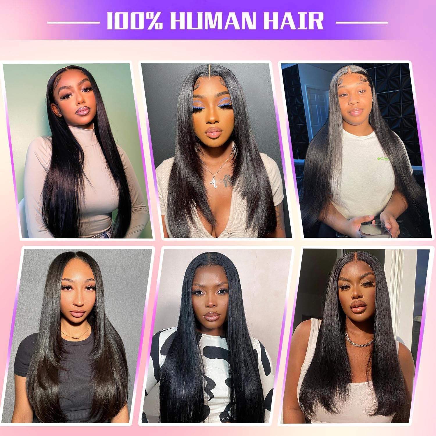 26 Inch Straight Human Hair Extensions, Brazilian Virgin Hair, 12A Grade 12A Grade Brazilian Virgin Straight Human Hair Bundles - 10  main image 4