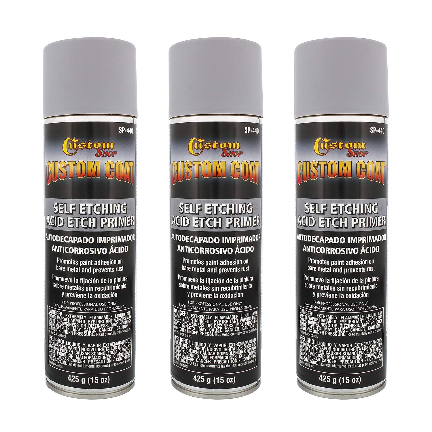 Buy Custom Coat Self Etching Etch Primer 12.9 Ounce Spray Can Gray