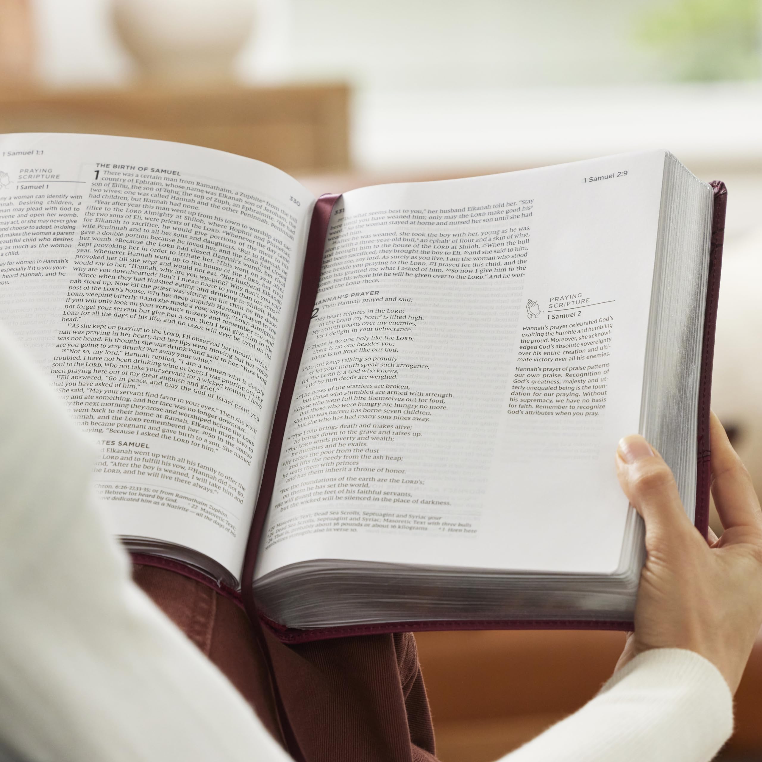 The Prayer Bible: Pray God’s Word Cover to Cover (NIV, Hardcover, Red Letter, Comfort Print) - PT03