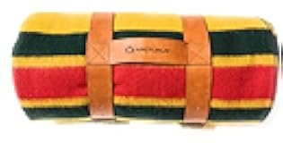 Carry Straps for Wool Blankets, Adjustable Eco-Leather Blanket Straps for Travel and Outdoor Use, Water and UV Light Resistant