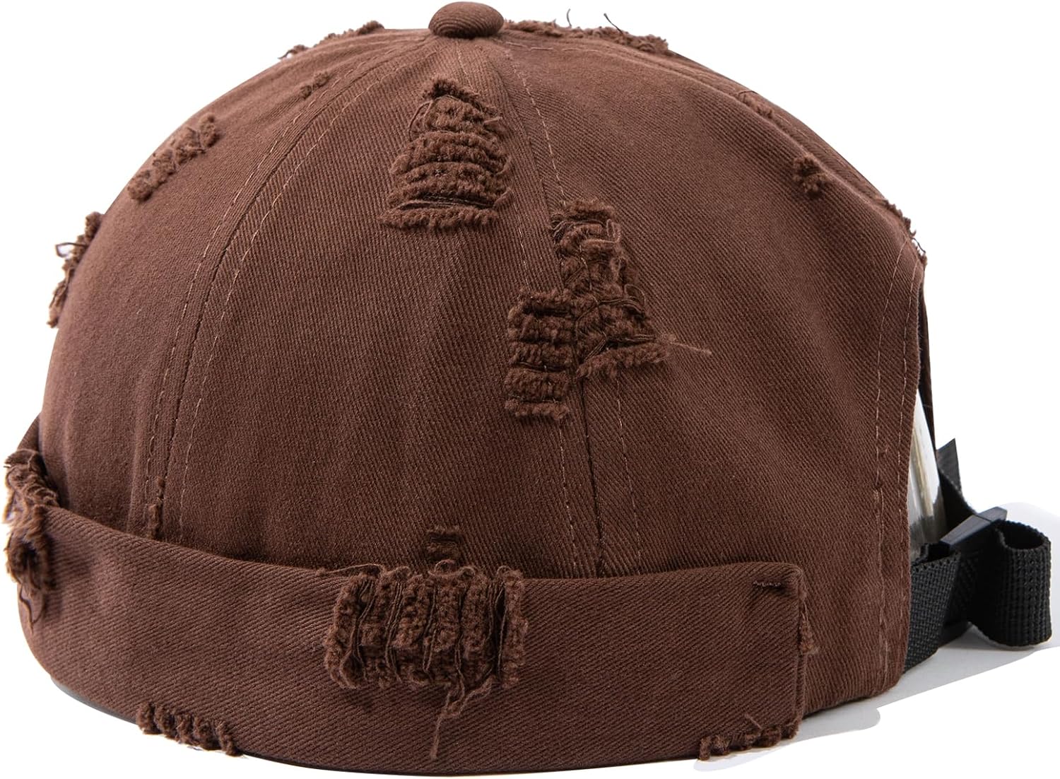 Retro Frayed Brimless Docker Cap Rolled Cuffed Beanie Skullcap Sailor Landlord Hat Casual Lovers Hip Hop Dancing Hats - Image 2