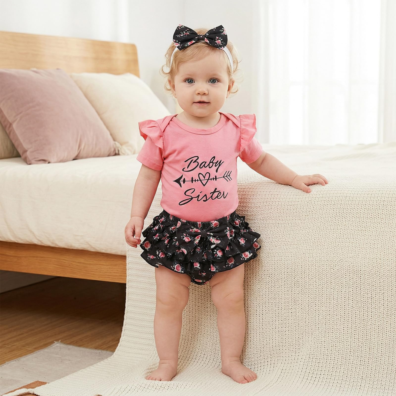 Ropa para bebé niña recién nacida, lindo traje de verano para bebés de 0 a 24 meses
