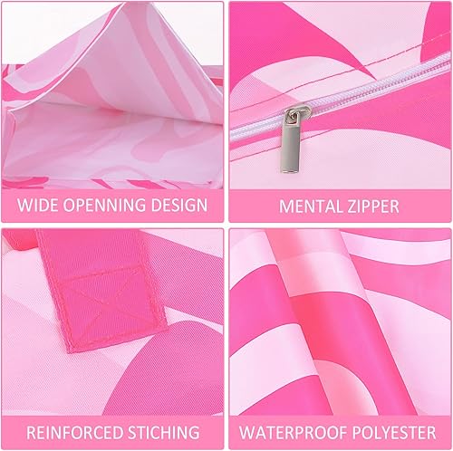 Miniatura 4 de Bolsa grande de lavandería de viaje impermeable con asa, bolsa de ropa sucia lavable para viajes, bolsa húmeda y seca, bolsa de entrenamiento para