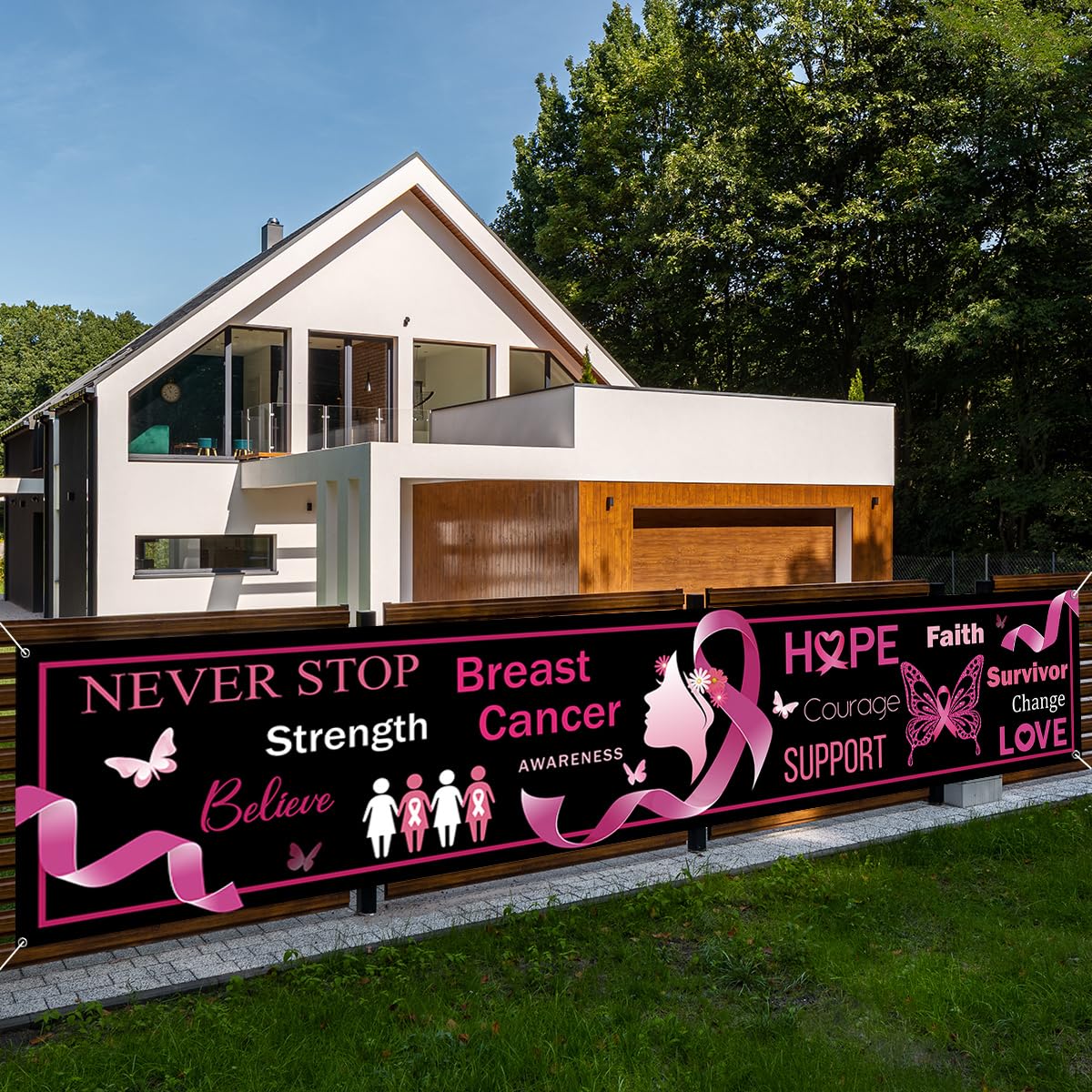 Breast Cancer Awareness Pink Ribbon Pins & Bracelets - 15 Sets For Charity Events