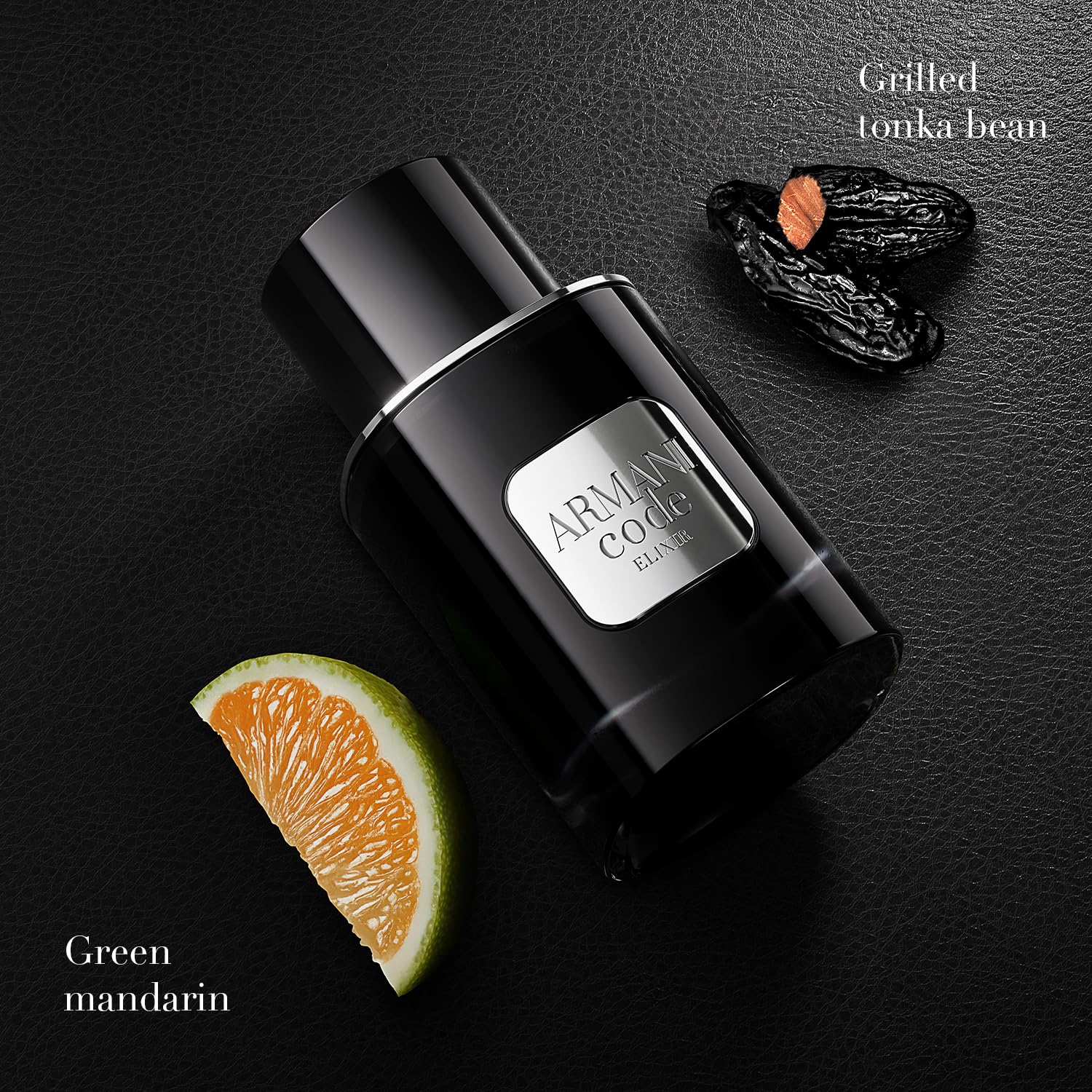 Armani Beauty – Code – Elixir – Cologne for Men - Ambery & Spicy - With Green Mandarin, Leather Accord, & Tonka Bean – 1.6 Fl Oz - Image 2