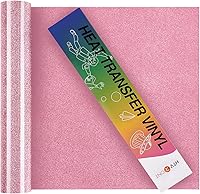 Vista 15 de HTVRONT - Rollo de vinilo HTV con purpurina dorada - Vinilo de transferencia de calor con purpurina dorada de 12 x 15 pies para camisas, vinilo