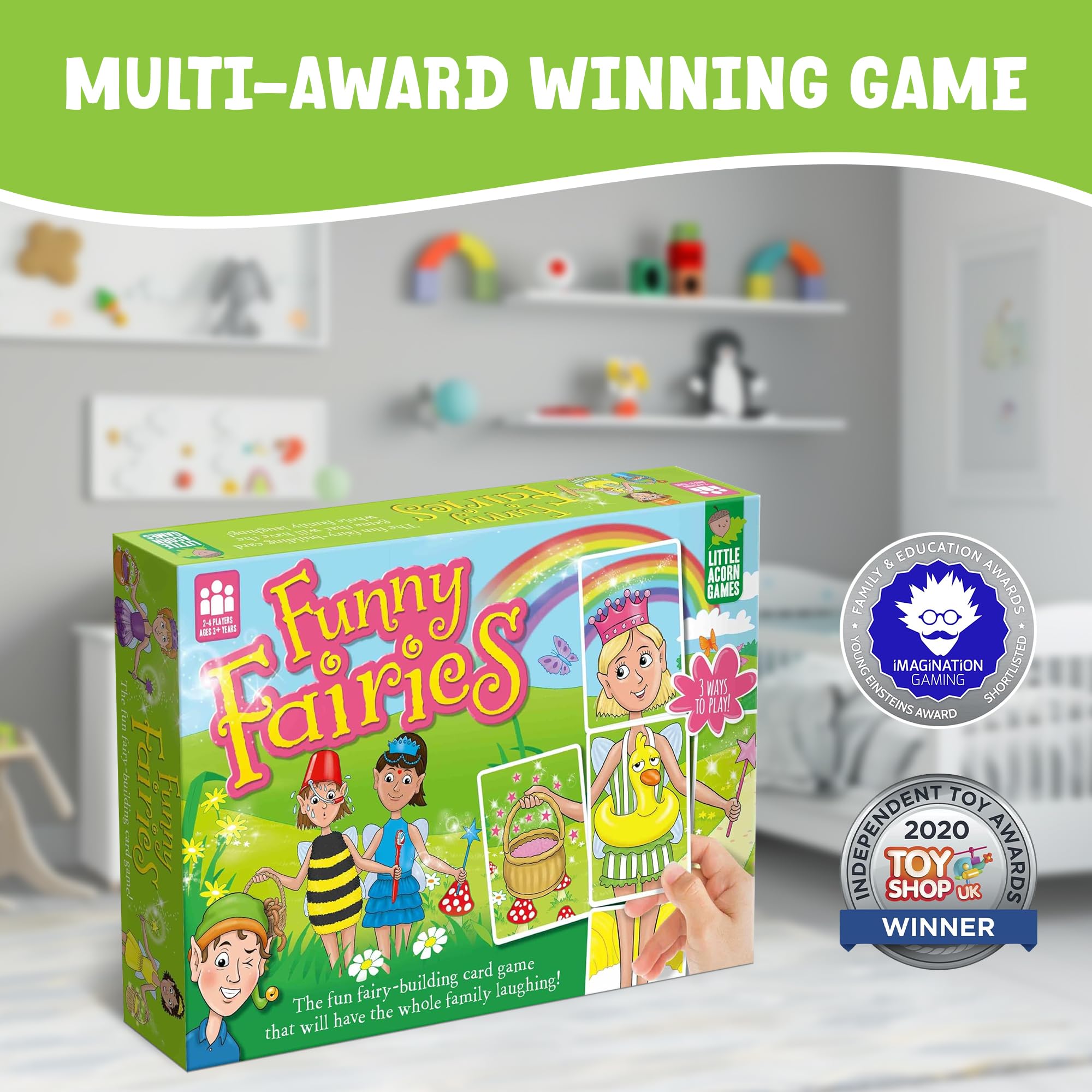 Funny Fairies, Fun Fairy Board Game for Kids, Fairy Gift for Girls and Boys Age 3-8 Years Old - Image 3