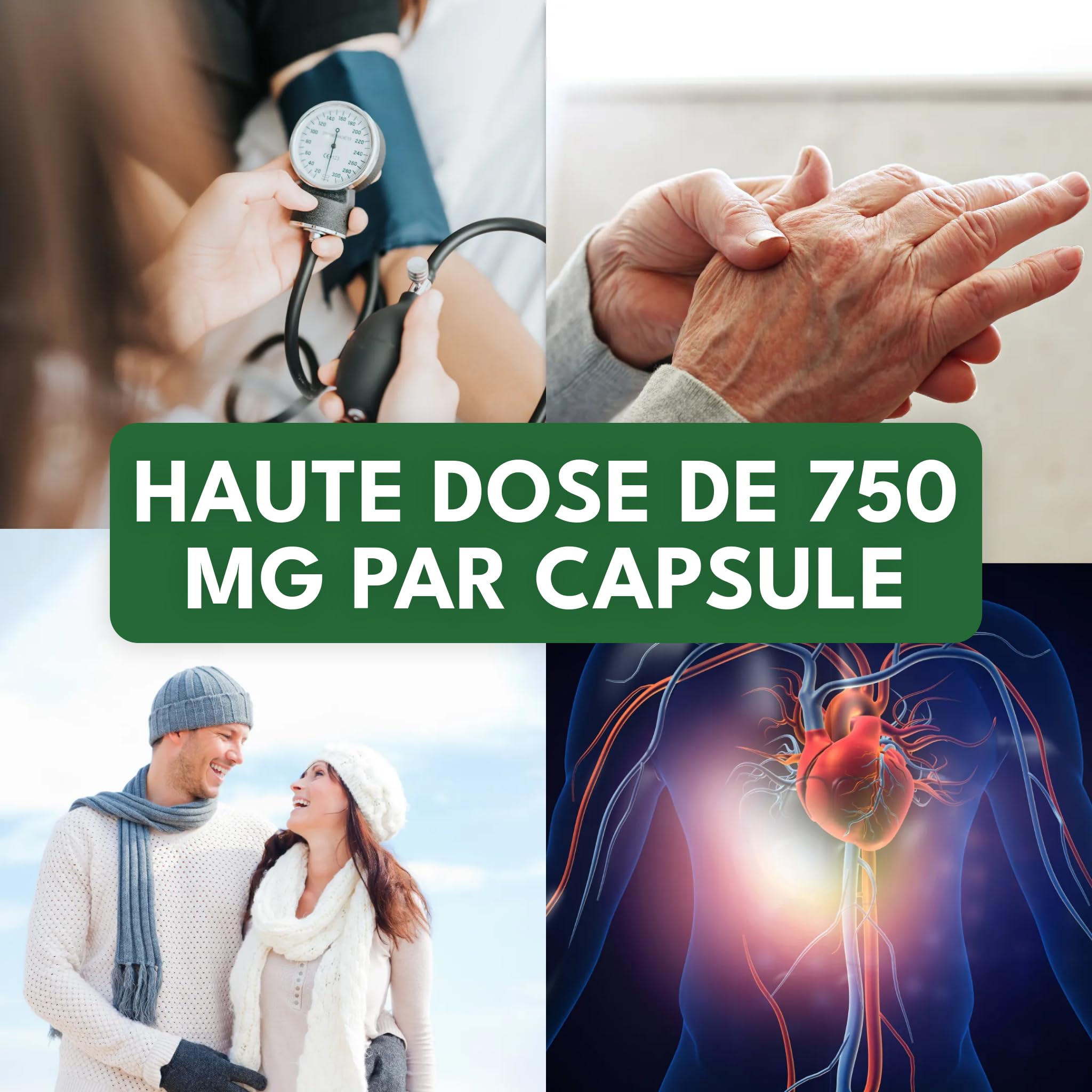 Green Naturals Ail noir fermenté 750 mg – Extrait 15:1 – 180 gélules | Équivaut à 11 250 mg d'ail frais · 0,75 mg de SAC par gélule · Peu odorant