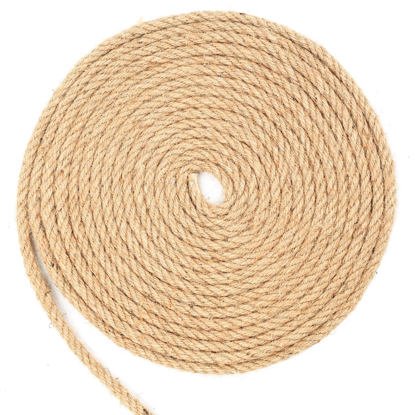 1 Roll Jute Rope 8 mm x 25 m, Natural Jute Twine for Crafting, Sisal Rope, Thick Ropes, Brown String Twine, Hemp String, Hessian Ropes for Gardening Bundling DIY Camping Decorating